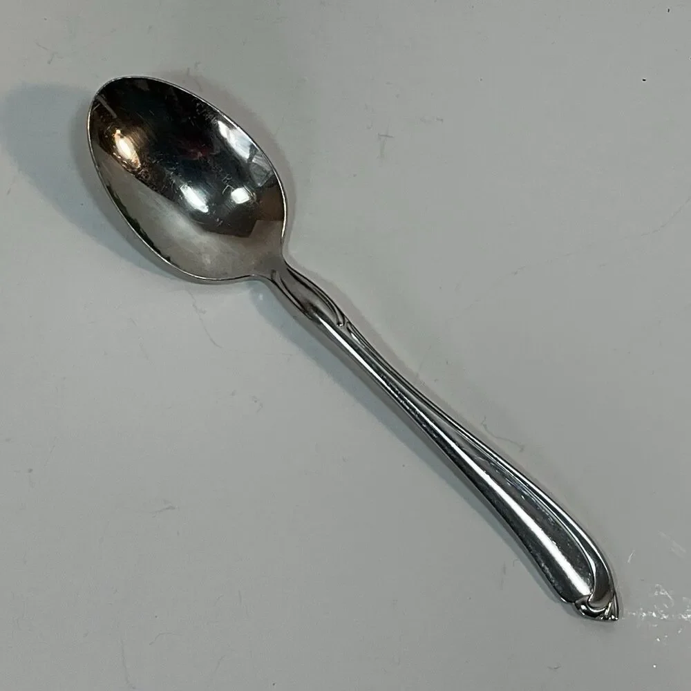 4 OneidaCraft Deluxe SHASTA Stainless Steel Teaspoon Flatware 6” Spoons